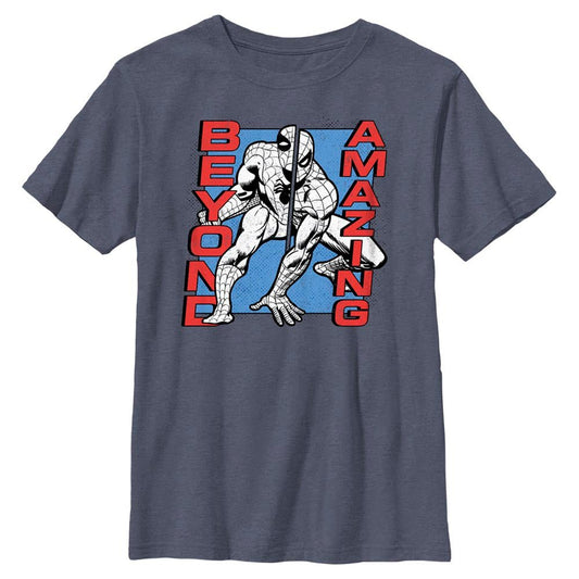 Boy's Marvel Superhero Spider - Man Beyond Amazing BEYOND AMAZING PANEL T-Shirt - T-Shirt - Hero Merch Store