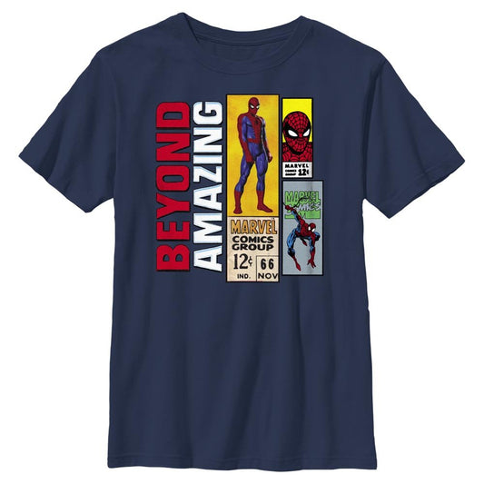 Boy's Marvel Superhero Spider - Man Beyond Amazing SPIDEY TWELVE CENTS T-Shirt - T-Shirt - Hero Merch Store