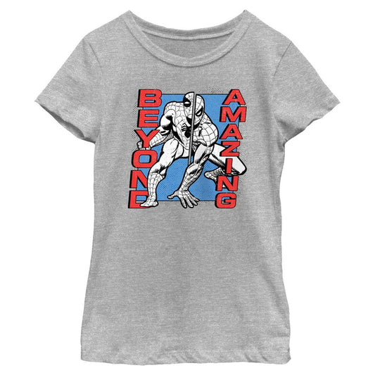 Girl's Marvel Superhero Spider - Man Beyond Amazing BEYOND AMAZING PANEL T-Shirt - T-Shirt - Hero Merch Store