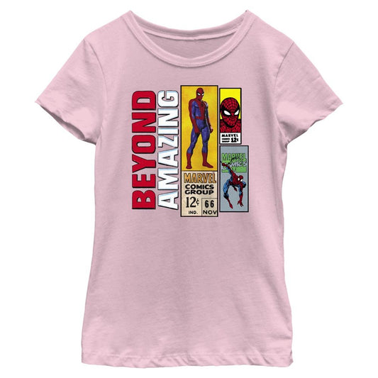 Girl's Marvel Superhero Spider - Man Beyond Amazing SPIDEY TWELVE CENTS T-Shirt - T-Shirt - Hero Merch Store