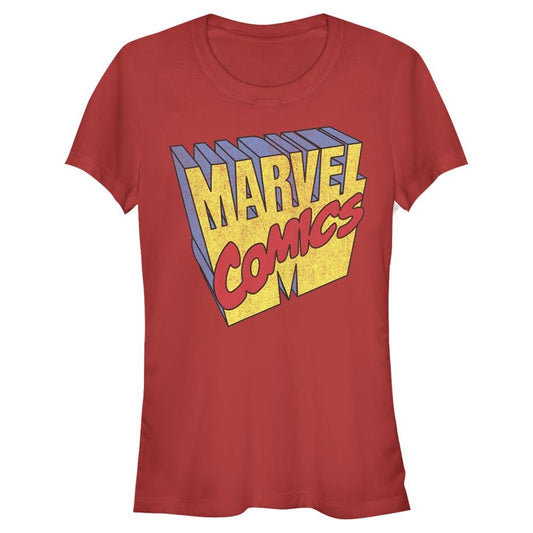 Junior's Marvel Superhero 3D LOGO T-Shirt - T-Shirt - Hero Merch Store