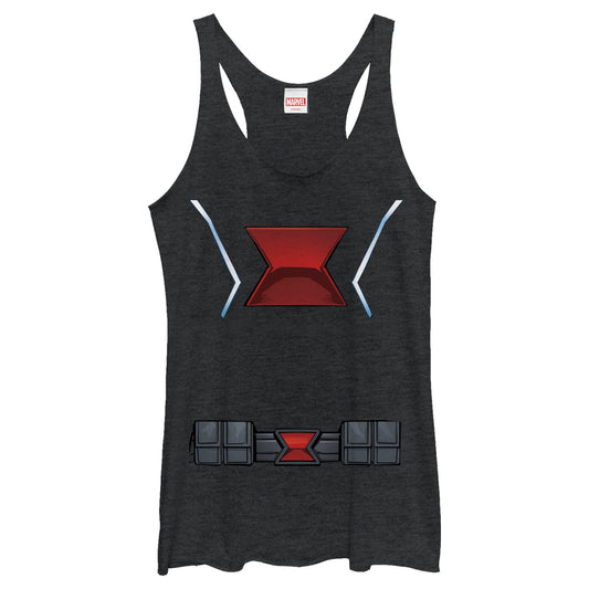 Junior's Marvel Superhero Black Widow Front Tank Top - Tank Top - Hero Merch Store