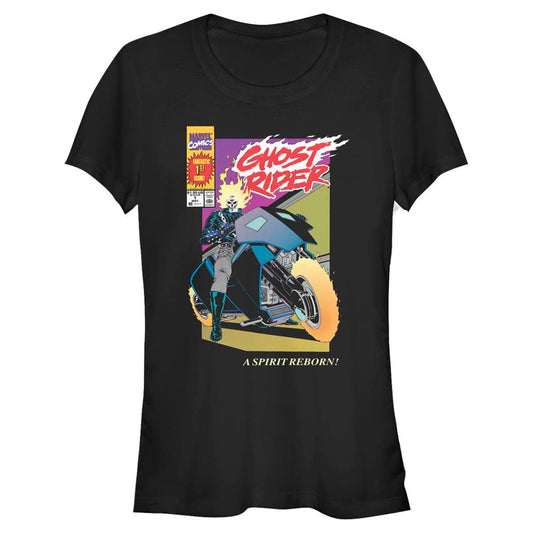 Junior's Marvel Superhero Ghost Rider New T-Shirt - T-Shirt - Hero Merch Store