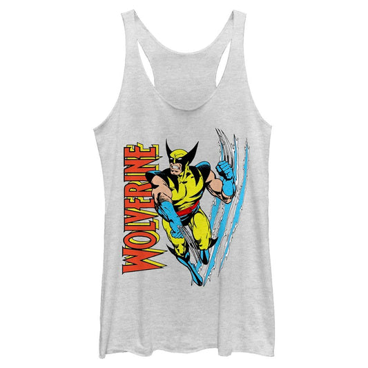 Junior's Marvel Superhero Wolvie Claw Flip Tank Top - Tank Top - Hero Merch Store