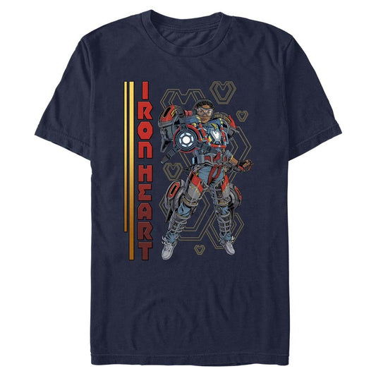 Men's Marvel Superhero Black Panther Wakanda Forever Ironheart Hero Shot T-Shirt - T-Shirt - Hero Merch Store