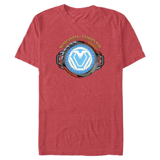 Men's Marvel Superhero Black Panther Wakanda Forever Vibranium Reactor T-Shirt - T-Shirt - Hero Merch Store