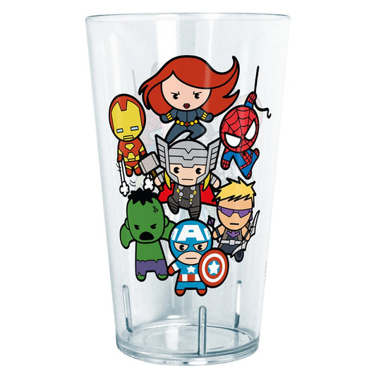 Superhero Drinkware Marvel Superhero Kawaii Group 24oz Tritan Cup - 24oz Tritan Cup - Hero Merch Store