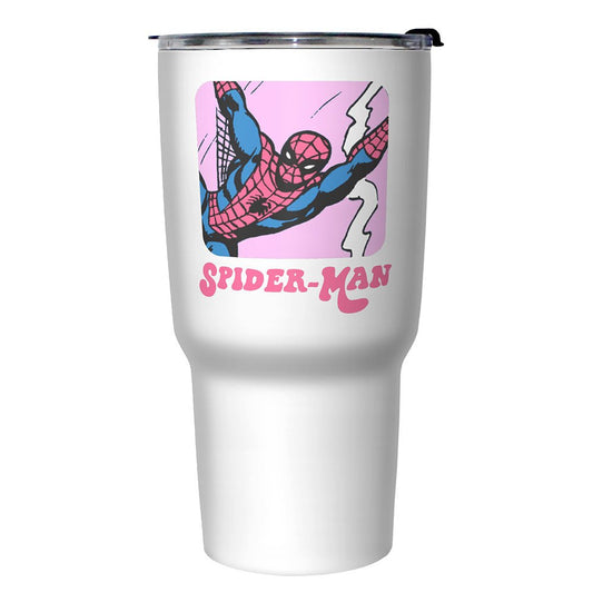 Superhero Drinkware Marvel Superhero Spidey Comic 27oz Stainless Steel Bottle - 27oz Stainless Steel Bottle - Hero Merch Store