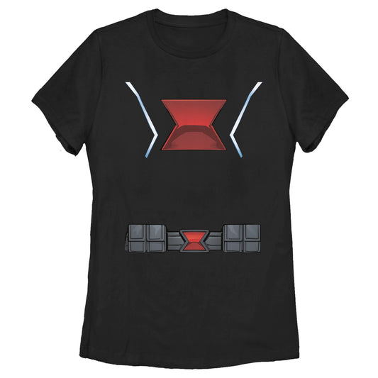 Women's Marvel Superhero Black Widow Front T-Shirt - T-Shirt - Hero Merch Store