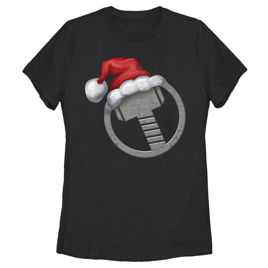 Women's Marvel Superhero Thors Holiday Hat T-Shirt - T-Shirt - Hero Merch Store